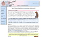 Desktop Screenshot of helpbabies.com